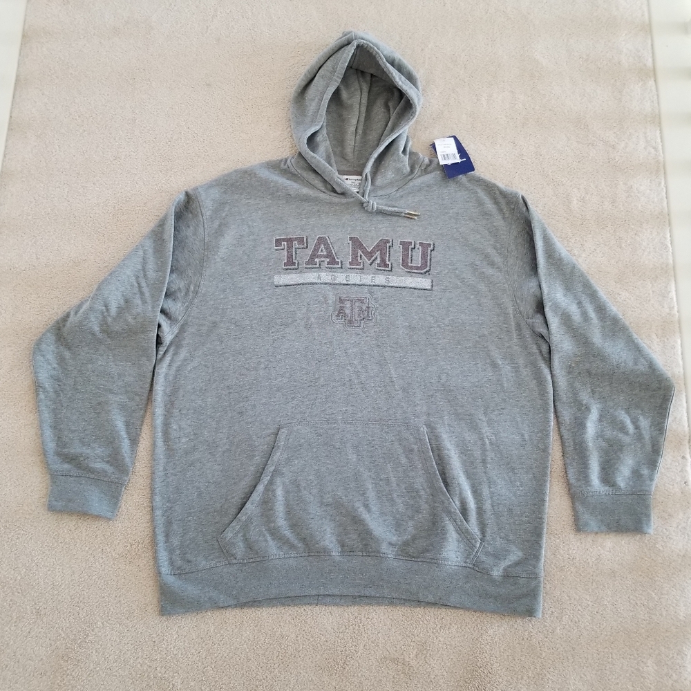 NWT Champion Texas A&M Hooded Sweatshirt Size 2XL